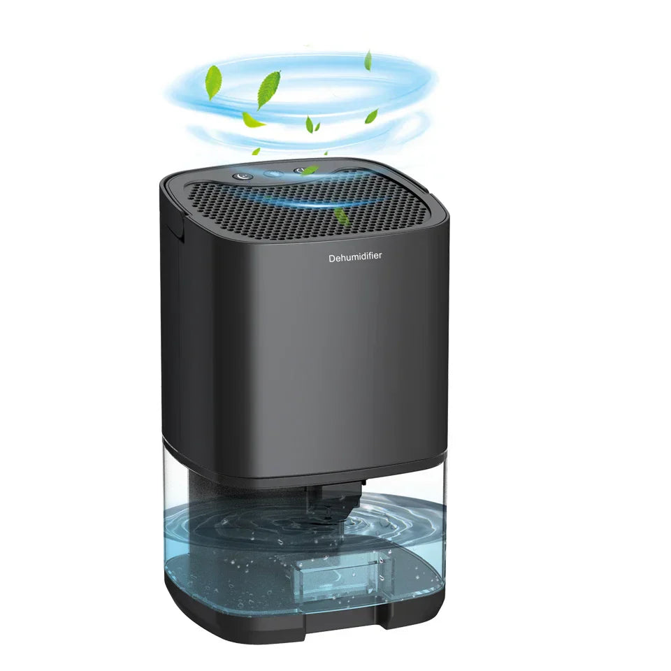 1000ml Tragbarer 2-in-1 Luftentfeuchter mit Luftfilter und Nachtlicht – Aveline - Image 2