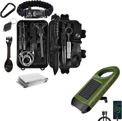 Portable Emergency Survival Kit | Multi Tool Solar Charger Camping Hiking-Emergency Survival Kit-Sasha Sydney