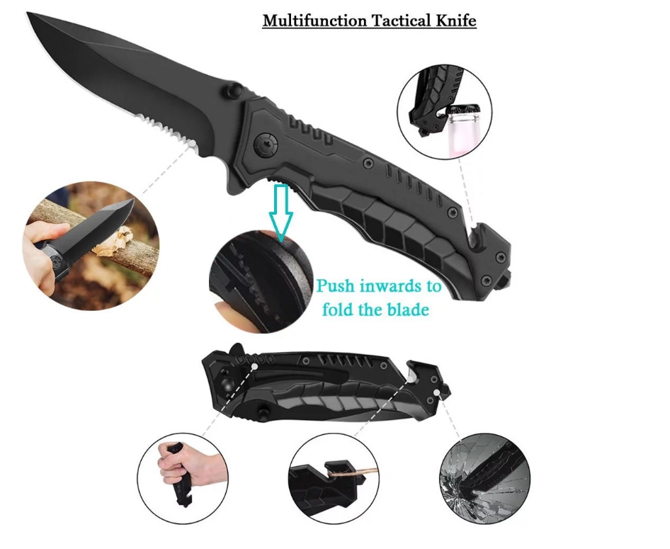 Portable Emergency Survival Kit | Multi Tool Solar Charger Camping Hiking-Emergency Survival Kit-Sasha Sydney