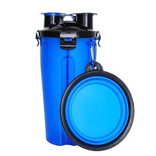 Portable Pet Water Bottle | Foldable Bowl Travel Walking-Pet Bottle-Sasha Sydney