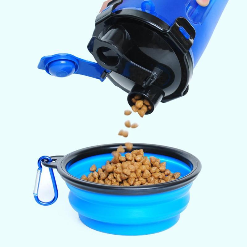 Portable Pet Water Bottle | Foldable Bowl Travel Walking-Pet Bottle-Sasha Sydney
