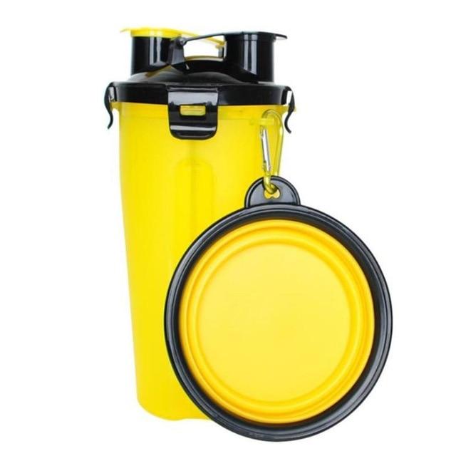 Portable Pet Water Bottle | Foldable Bowl Travel Walking-Pet Bottle-Sasha Sydney