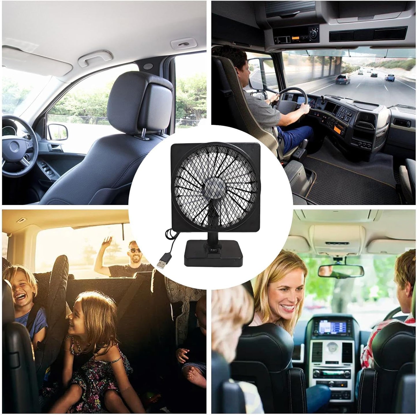 Portable USB Desk Fan | Adjustable Angle USB Powered Car Office Cooling-Fan-Sasha Sydney