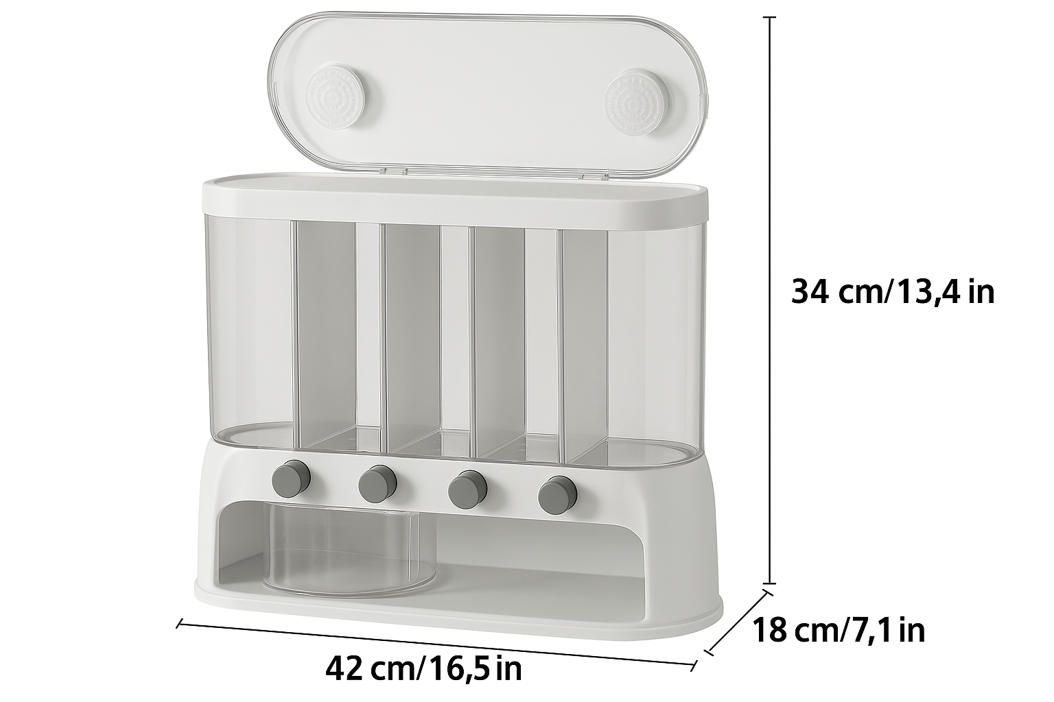 Dry Food Dispenser | Kitchen Organiser-Kitchen Organiser-Sasha Sydney