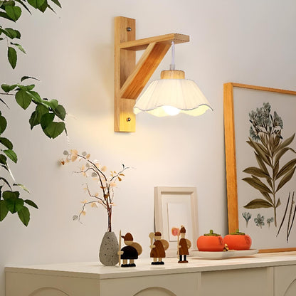 Rustic Bell Shade Wall Lamp | Hanging Shade Wall Light Interior Lighting-Wall Lamp-Sasha Sydney
