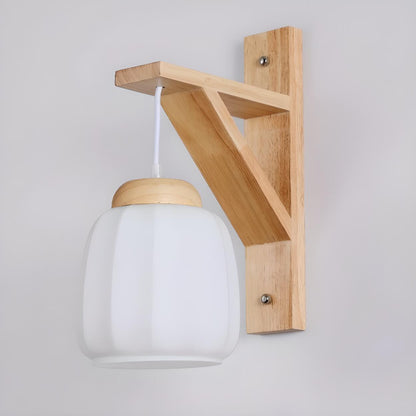 Rustic Bell Shade Wall Lamp | Hanging Shade Wall Light Interior Lighting-Wall Lamp-Sasha Sydney