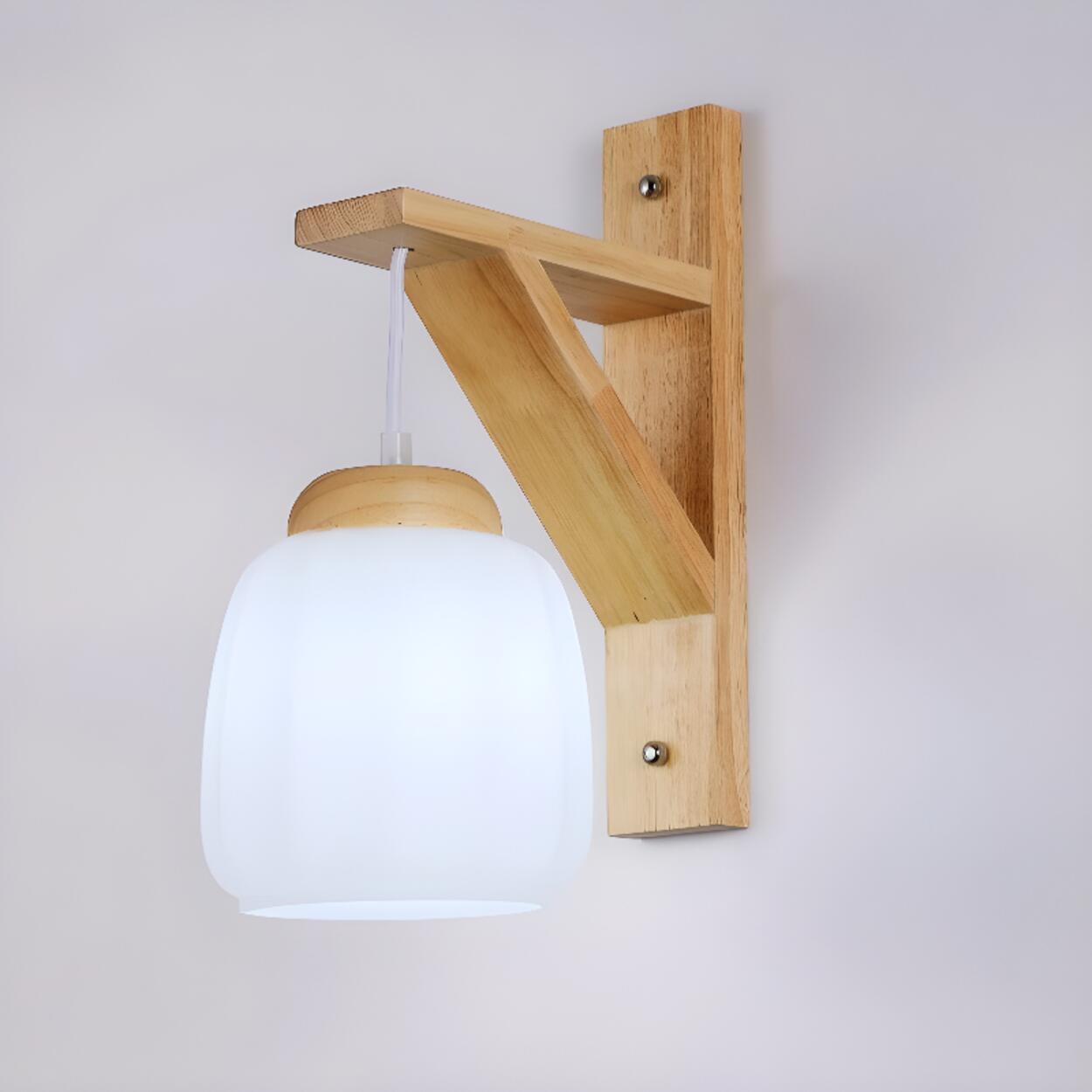 Rustic Bell Shade Wall Lamp | Hanging Shade Wall Light Interior Lighting-Wall Lamp-Sasha Sydney