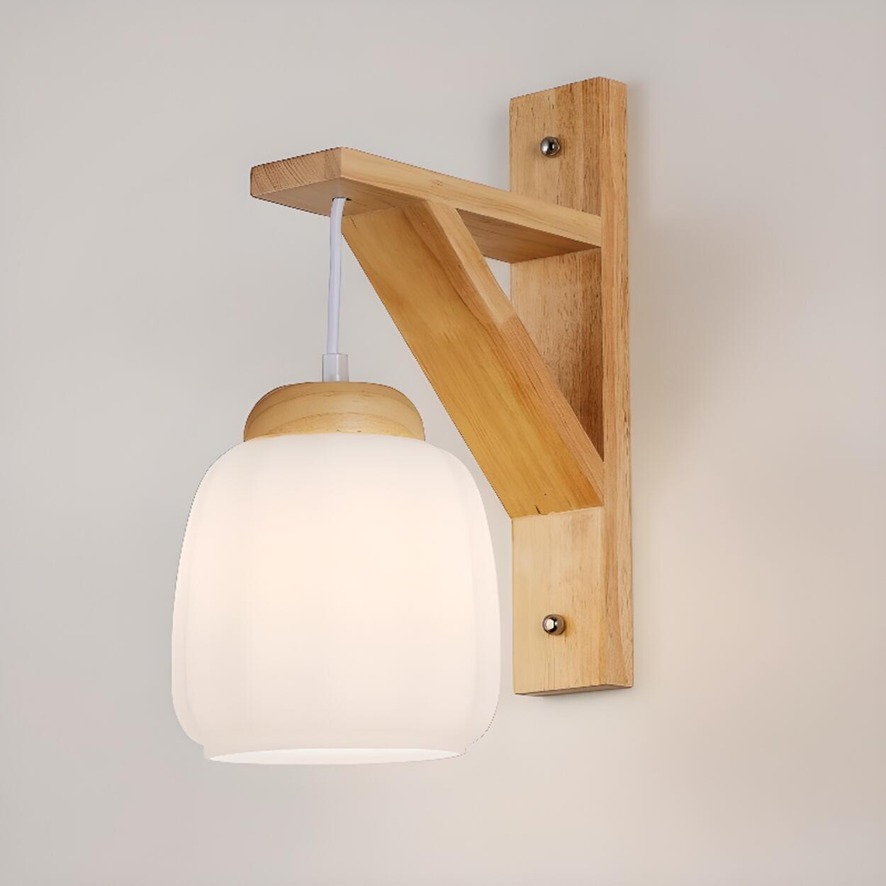 Rustic Bell Shade Wall Lamp | Hanging Shade Wall Light Interior Lighting-Wall Lamp-Sasha Sydney