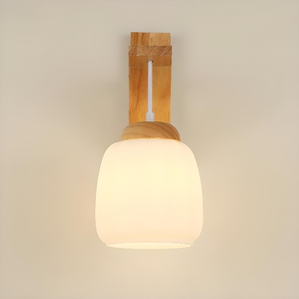 Rustic Bell Shade Wall Lamp | Hanging Shade Wall Light Interior Lighting-Wall Lamp-Sasha Sydney