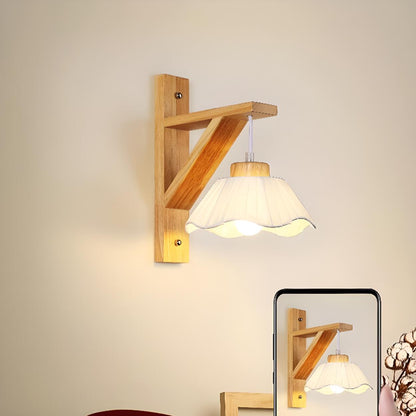Rustic Bell Shade Wall Lamp | Hanging Shade Wall Light Interior Lighting-Wall Lamp-Sasha Sydney