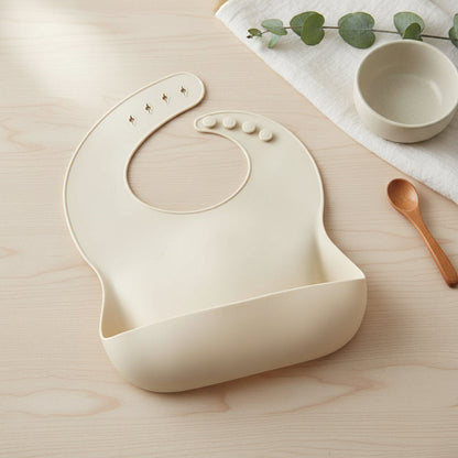 Adjustable Silicone Baby Bib | Food Catcher · Sasha Sydney