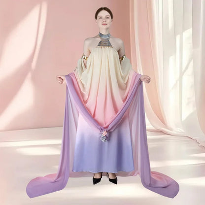 Galaxy Princess Costume Dress | Draped Cape · Sasha Sydney