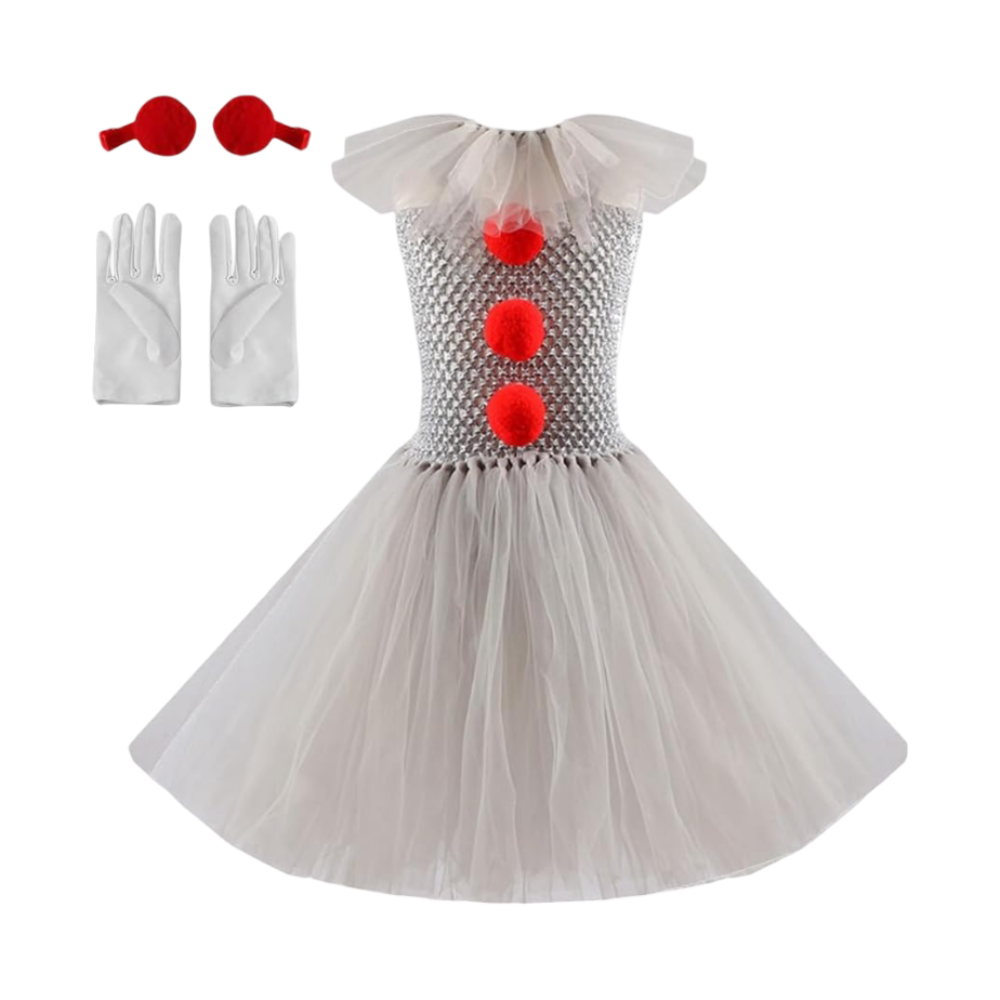 Girls Clown Costume | Tutu Skirt · Sasha Sydney