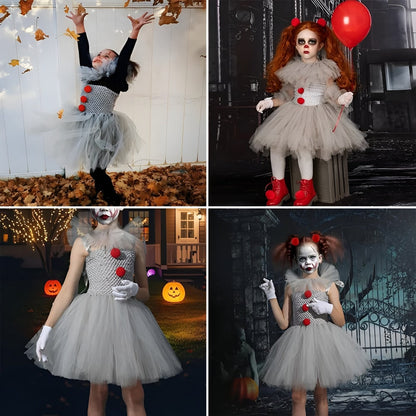 Girls Clown Costume | Tutu Skirt · Sasha Sydney