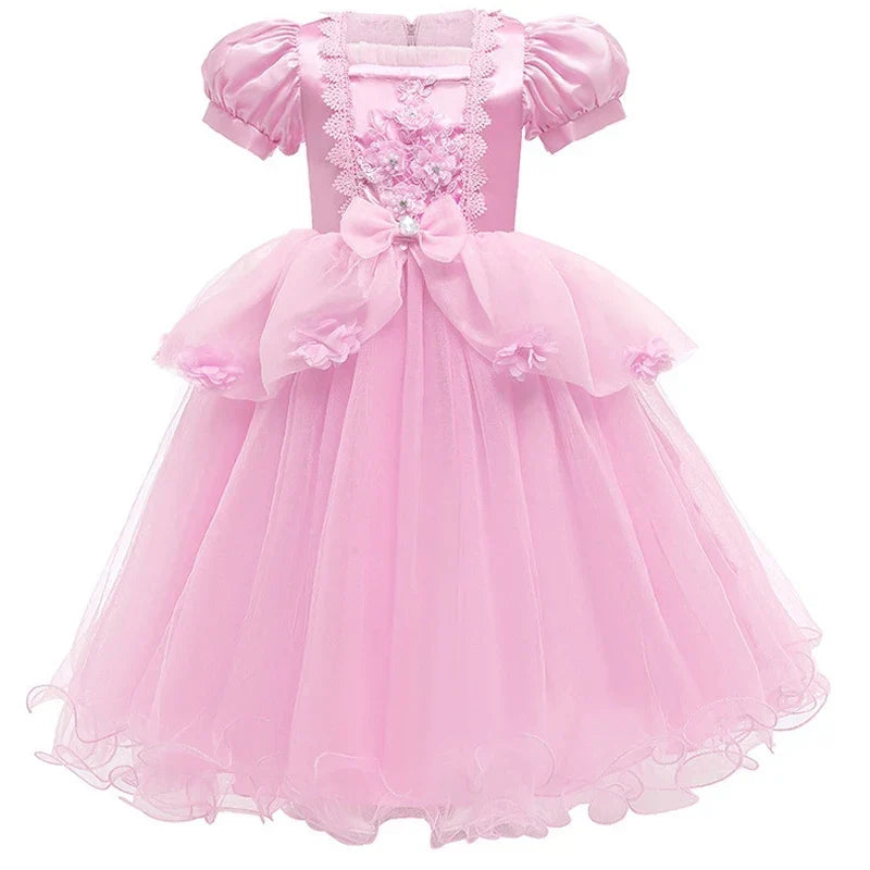 Girls Princess Party Dress | Bow Detail · Sasha Sydney
