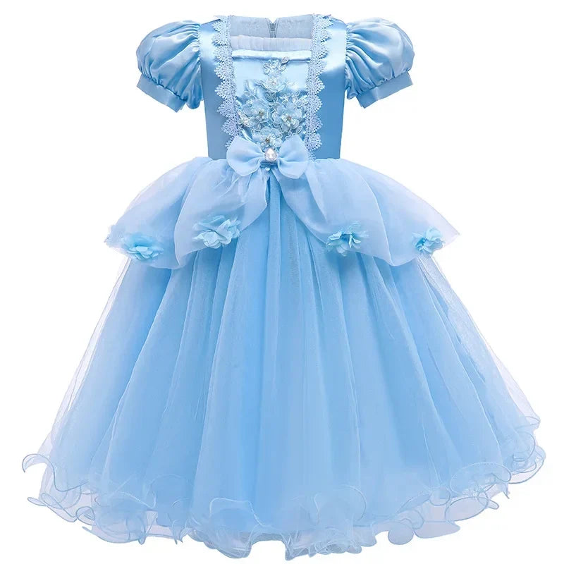 Girls Princess Party Dress | Bow Detail · Sasha Sydney