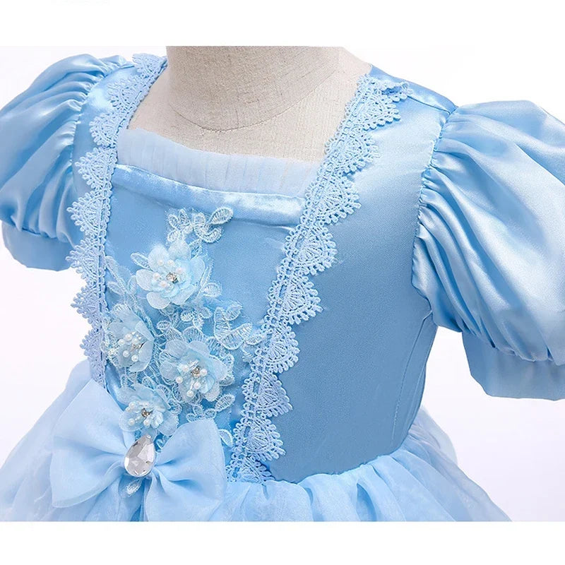 Girls Princess Party Dress | Bow Detail · Sasha Sydney