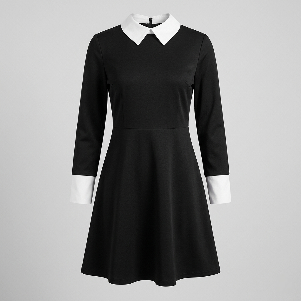 Gothic Girls Halloween Costume | Collared Dress · Sasha Sydney
