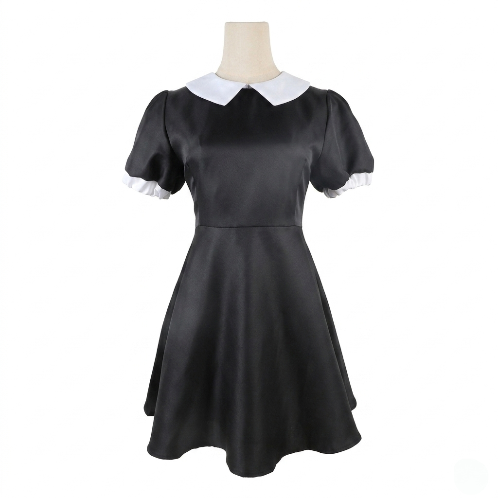 Gothic Girls Halloween Costume | Collared Dress · Sasha Sydney