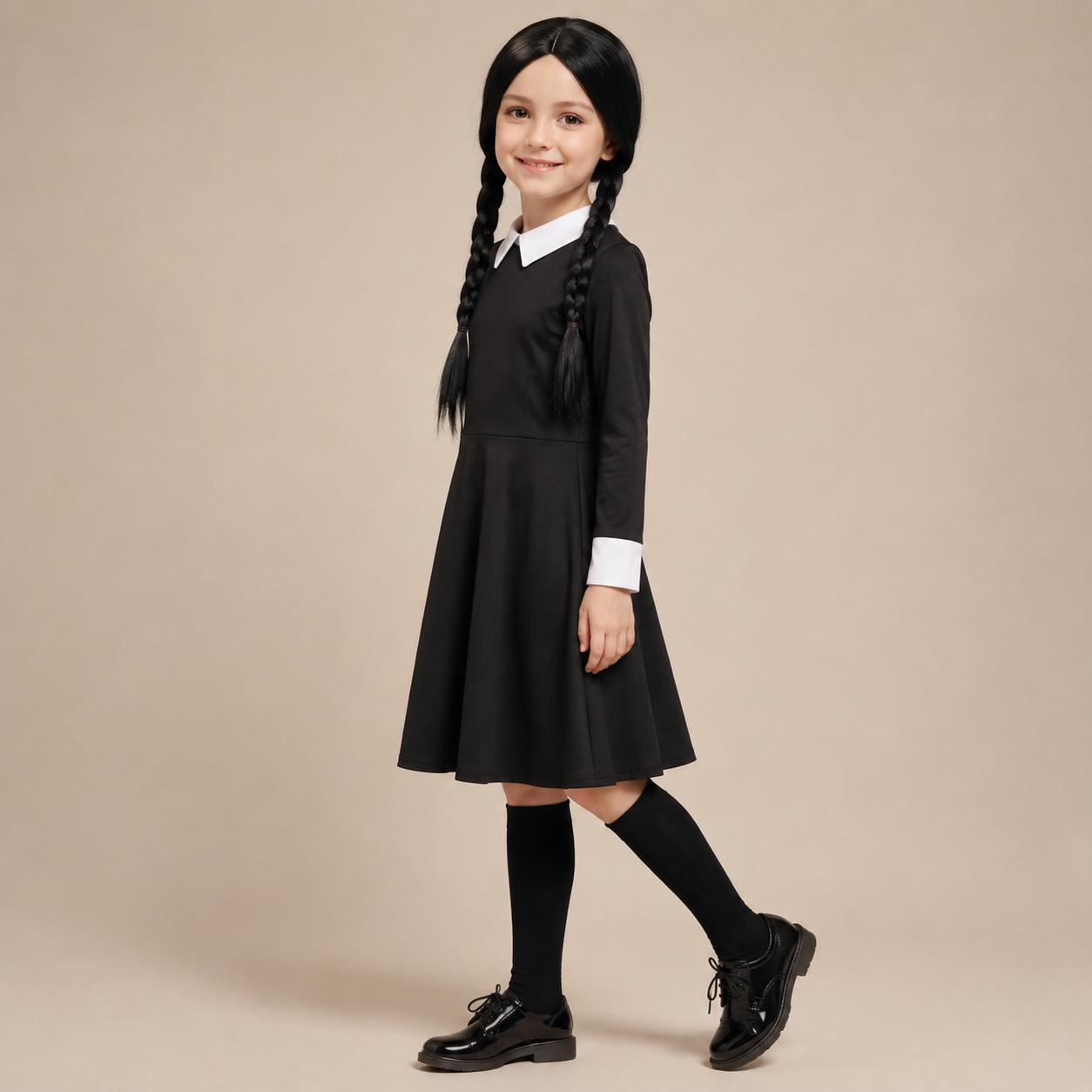 Gothic Girls Halloween Costume | Collared Dress · Sasha Sydney