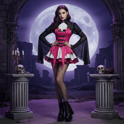 Gothic Vampire Costume | Caped Sleeves · Sasha Sydney