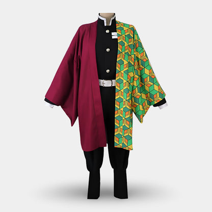 Kids' Anime Cosplay Costume Set | Geometric Haori · Sasha Sydney