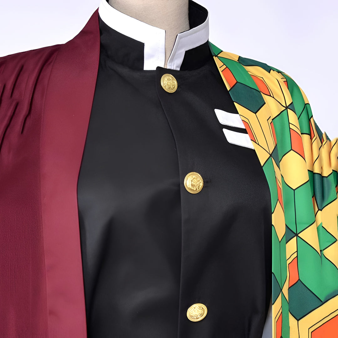 Kids' Anime Cosplay Costume Set | Geometric Haori · Sasha Sydney