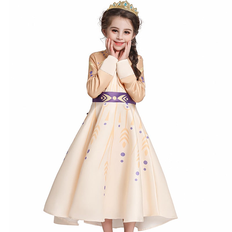 Kids' Long-Sleeve Princess Dress | Printed · Sasha Sydney