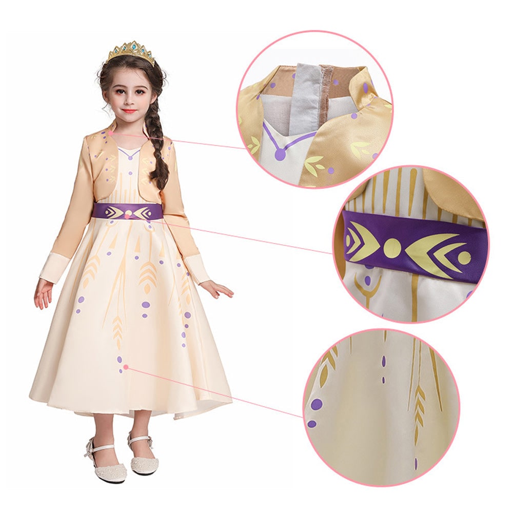 Kids' Long-Sleeve Princess Dress | Printed · Sasha Sydney