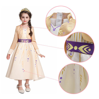 Kids' Long-Sleeve Princess Dress | Printed · Sasha Sydney