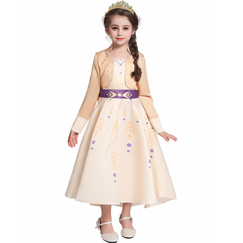 Kids' Long-Sleeve Princess Dress | Printed · Sasha Sydney