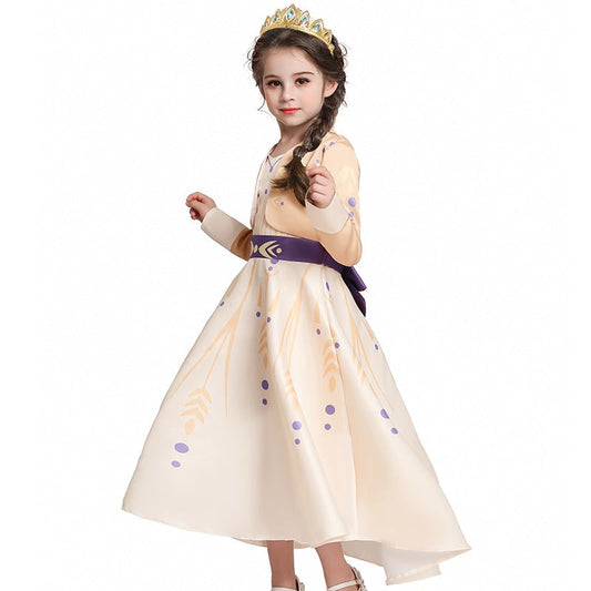 Kids' Long-Sleeve Princess Dress | Printed · Sasha Sydney