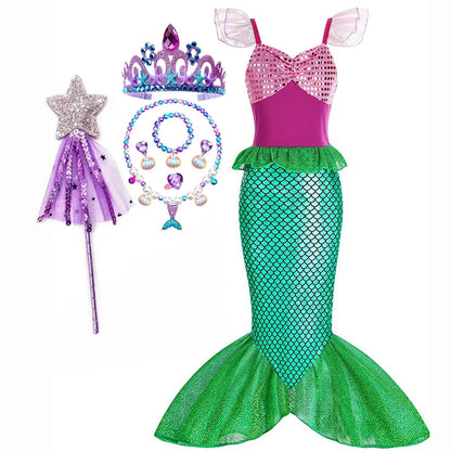 Kids' Mermaid Dress | Sequin Tail · Sasha Sydney