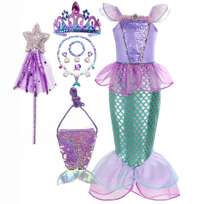 Kids' Mermaid Dress | Sequin Tail · Sasha Sydney