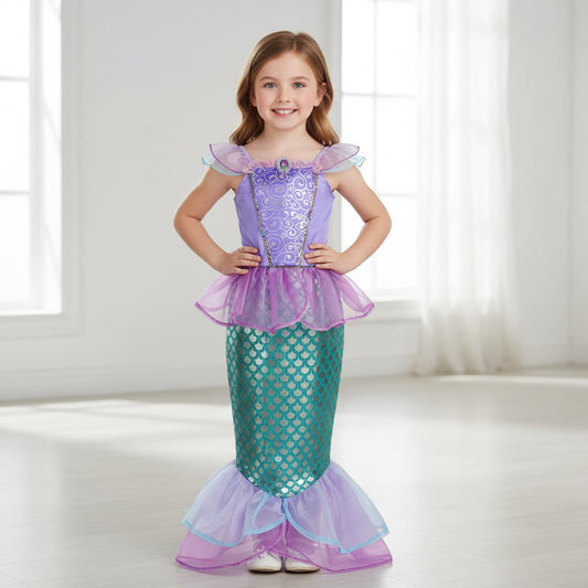 Kids' Mermaid Dress | Sequin Tail · Sasha Sydney