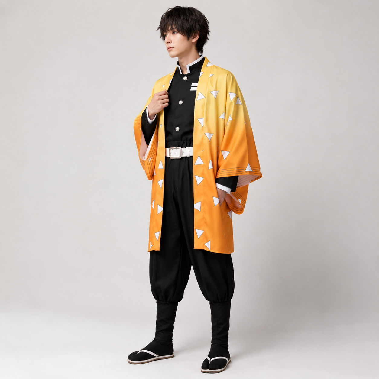 Men's Anime Cosplay Costume Set | Haori Jacket · Sasha Sydney