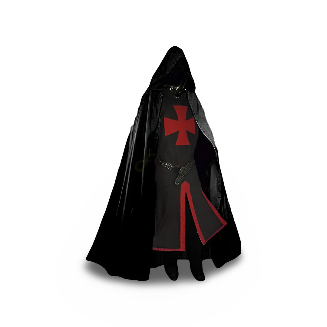Men's Medieval Knight Costume Set | Hooded Cloak · Sasha Sydney