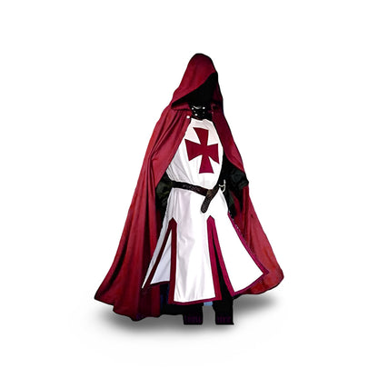 Men's Medieval Knight Costume Set | Hooded Cloak · Sasha Sydney
