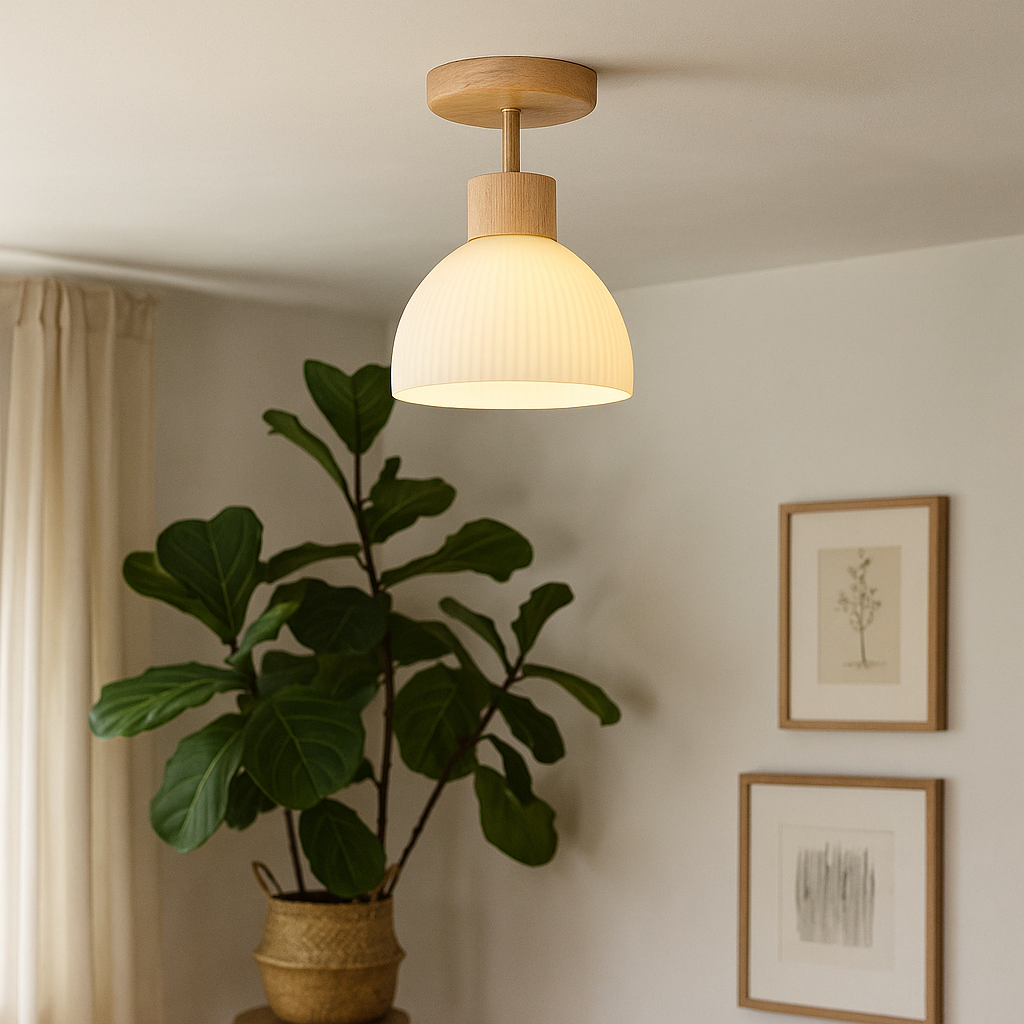 Nordic Ceiling Light | Dome Shade · Sasha Sydney
