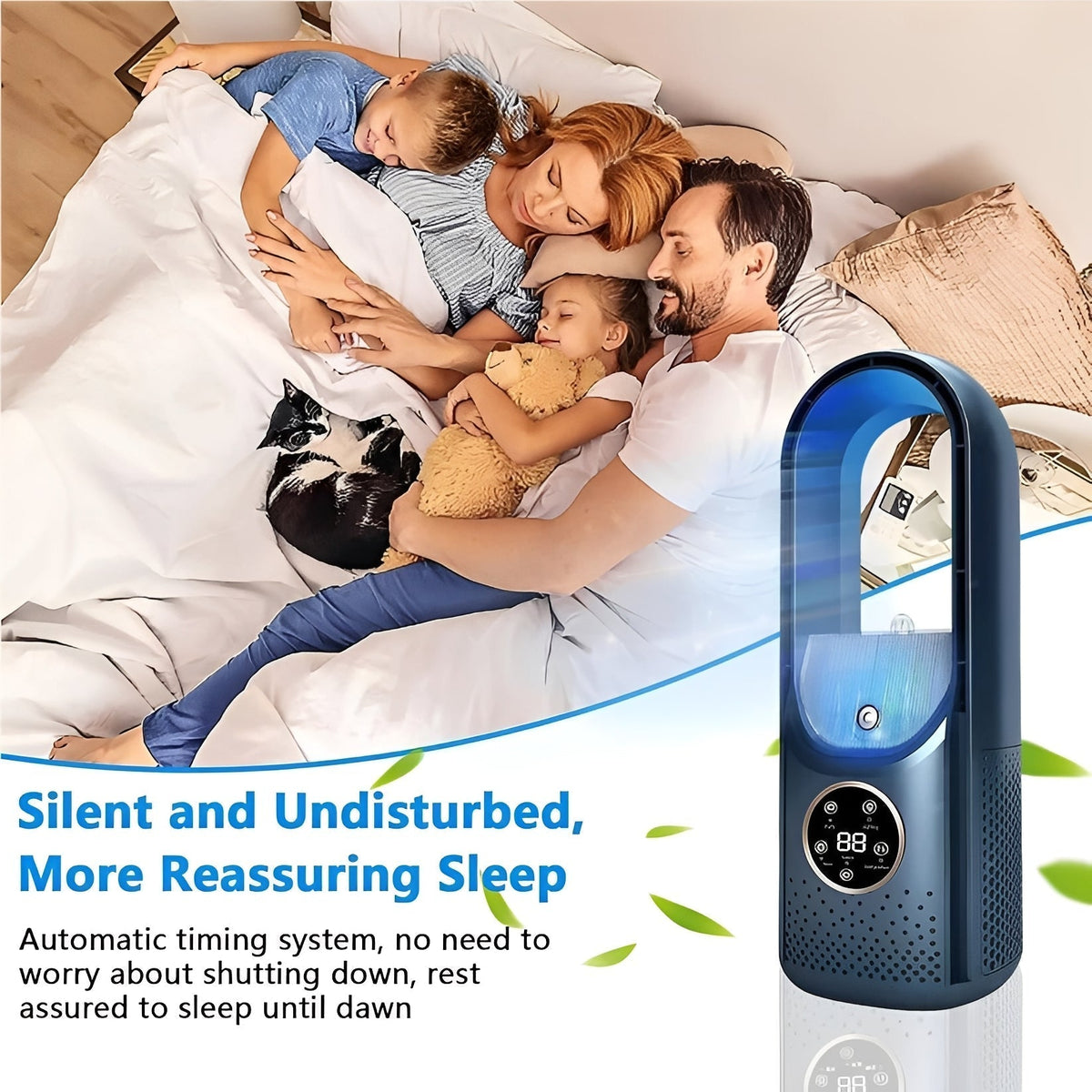 Portable Bladeless Air Cooler | Cool Mist · Sasha Sydney