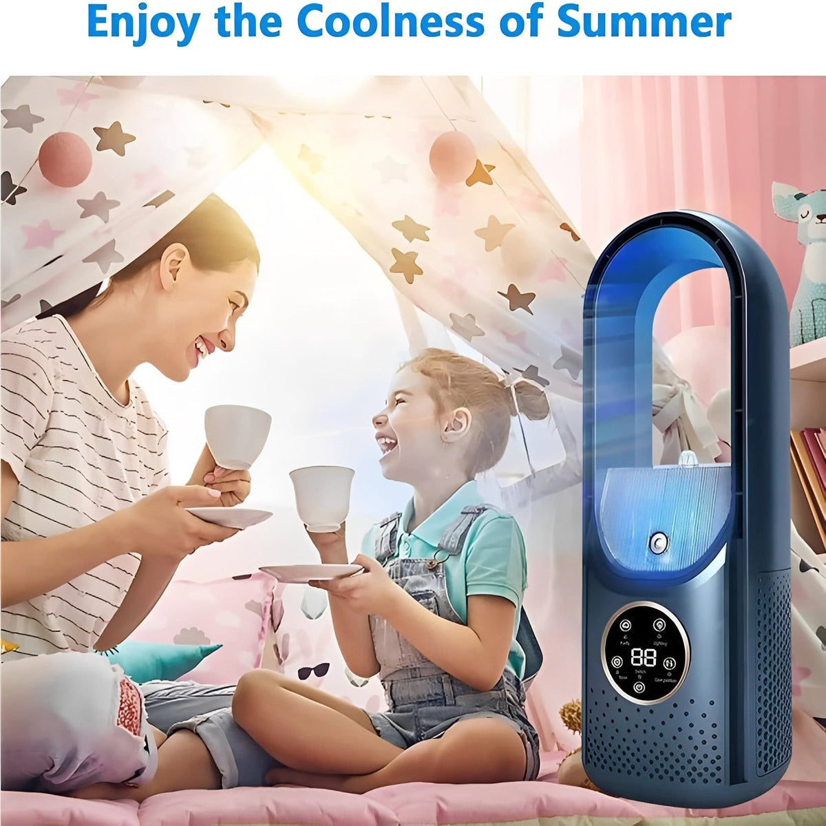 Portable Bladeless Air Cooler | Cool Mist · Sasha Sydney