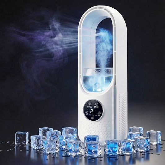 Portable Bladeless Air Cooler | Cool Mist · Sasha Sydney