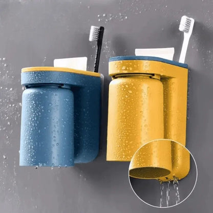 Wall Mounted Toothbrush Holder | With Cup · Sasha Sydney