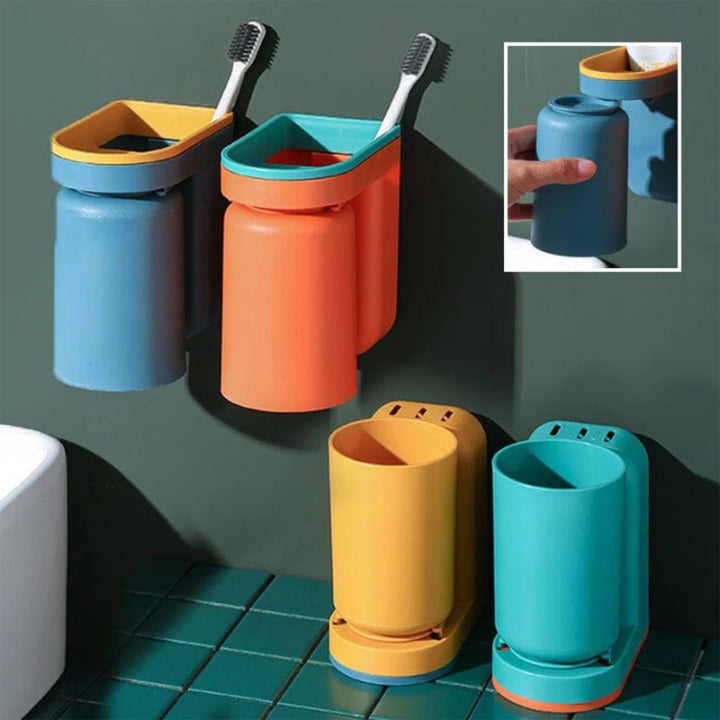 Wall Mounted Toothbrush Holder | With Cup · Sasha Sydney