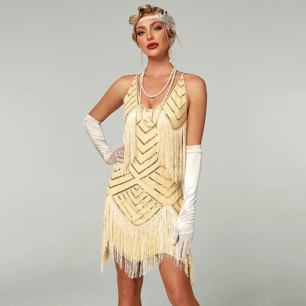 Women's Flapper Dress | Fringe Detail · Sasha Sydney