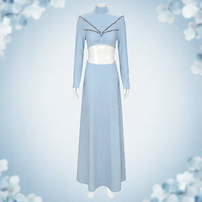 Women's Halter Maxi Dress | Beaded Detail · Sasha Sydney