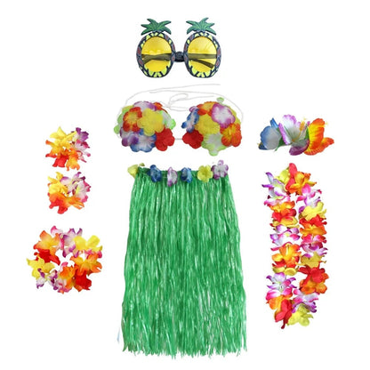 Women's Hawaiian Hula Costume Set | Floral Accessories · Sasha Sydney