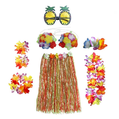Women's Hawaiian Hula Costume Set | Floral Accessories · Sasha Sydney
