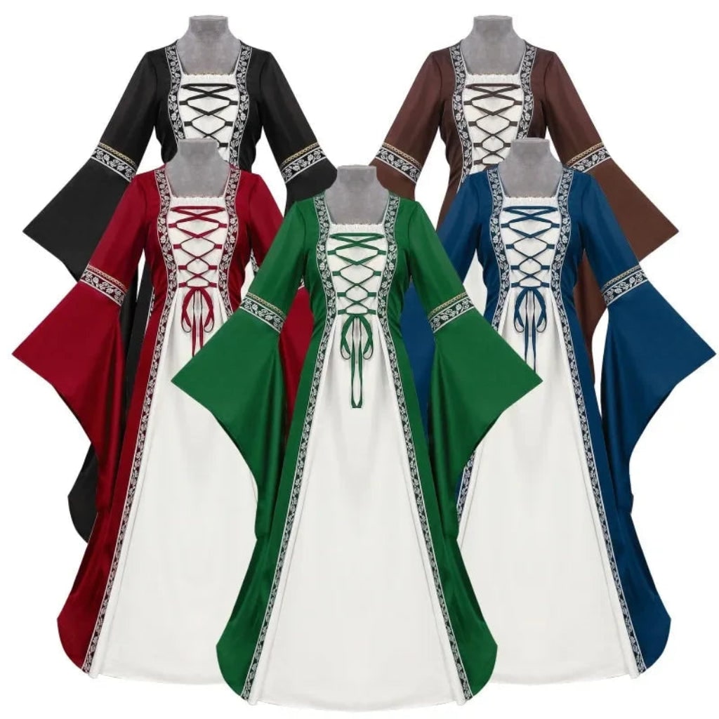 Women's Medieval Renaissance Dress | Lace-Up Front · Sasha Sydney