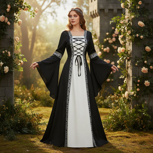 Women's Medieval Renaissance Dress | Lace-Up Front · Sasha Sydney